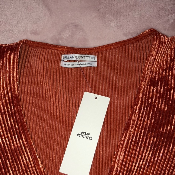BRAND NEW Urban Outfitters Smitten Ribbed Babydoll Top - Picture 5 of 5